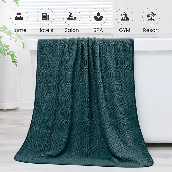 JML Microfier Bath Towels Set of 2, Large Microfier Body Towel - Image 7