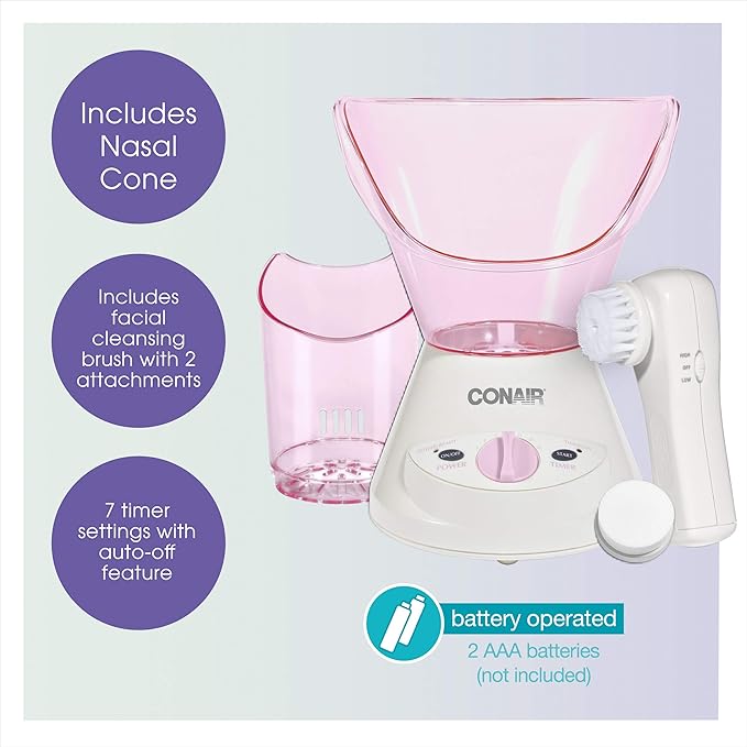 True Glow by Conair Gentle Mist Moisturizing Facial Steamer - Image 5
