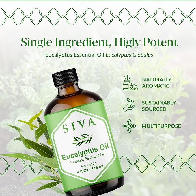 Siva Eucalyptus Essential Oil - Image 3