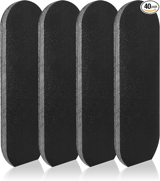 EagleKing Stainless Steel Foot File Refills, 40 Pieces Replacement Pads by EagleKingOfficialStore