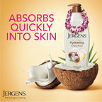 Jergens Hydrating Coconut Body Lotion, Hand and Body Moisturizer, Infused - Image 2