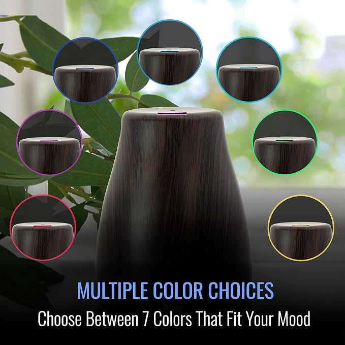 HealthSmart Essential Oil Diffuser, Cool Mist Humidifier and Aromatherapy - Image 2