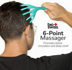 BioSwiss Head Massager, Handheld Scalp and Temple Tingler and Scratcher - Image 3