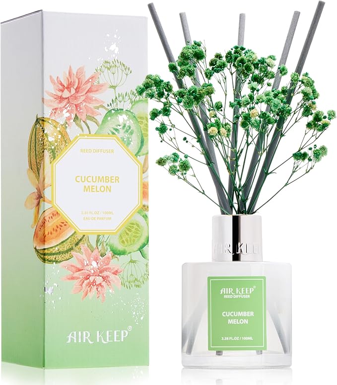 Airkeep Reed Diffuser Set, 3.38 fl oz by Airkeep