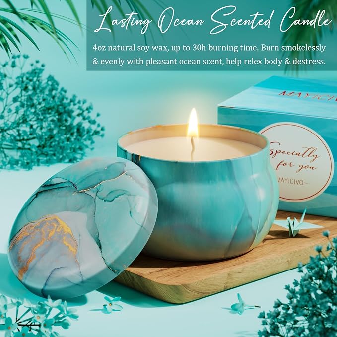 Mothers Day Birthday Gifts for Women Self Care Get Well Soon Gifts, Ocean - Image 6