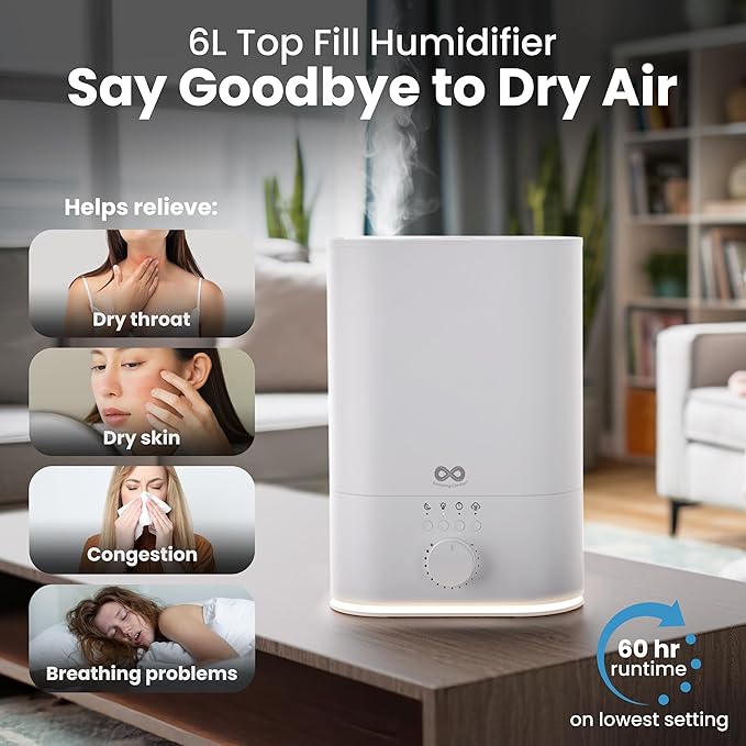 Everlasting Comfort 6L Top Fill Humidifier - Image 3