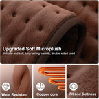 VALGELUIK 17x33 Heating Pad for Pain Relief | Ultra-Soft Microplush Fabric | 6 - Image 8
