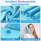SmoothNovelty 16 Pack Microfiber Bath Towels Bulk 27'' x 60'' Oversized Beach - Image 3