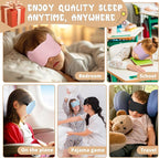 Kids Sleep Mask Eye Mask: 3D Contoured Cup Sleeping Masks, Blindfold - Image 7