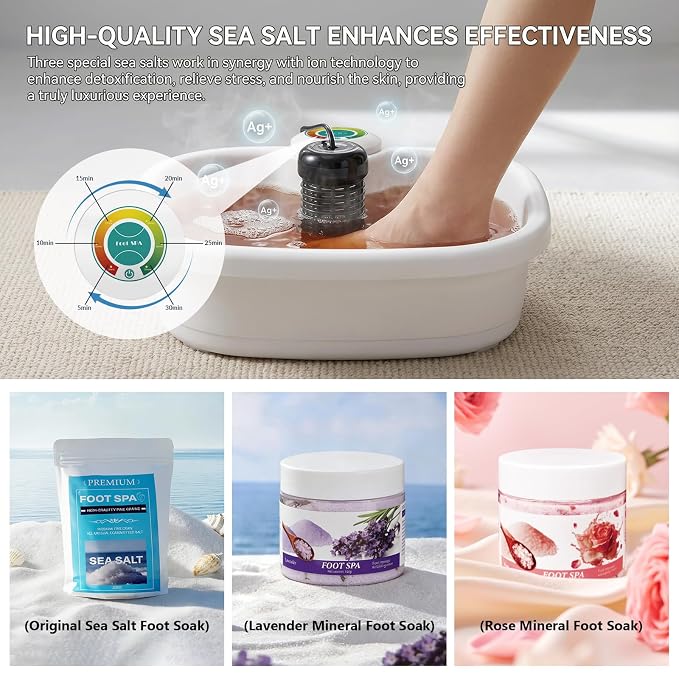 Ionic Foot Bath Detox Machine for Home Use, Ion Soak Foot Spa - Image 4
