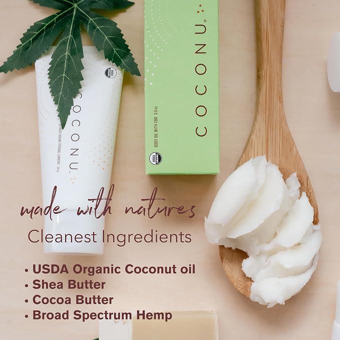 Coconu Hemp Infused Moisturizing Oil | Organic Coconut Oil Formula | Nourishing - Image 4