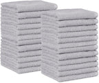Amazon Basics Highly Absorbent Fast Drying 100% Cotton Washcloths by AmazonBasics
