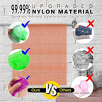 UJFQBH 3 Pieces African Bath Sponge African Net Long Net Bath Sponge - Image 2