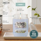 Candle-lite Scented Candles, Fresh Lavender Breeze, 18 oz Jar, Proudly Poured - Image 3