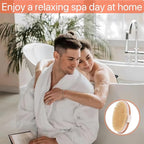 2 Pcs Dry Brushing Body Brush, Natural Bristle Exfoliating Body Scrubbers - Image 7