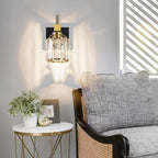 SOLFART Crystal 1 Light Bathroom Vanity Light Over Mirror Wall Sconce Fixture - Image 5