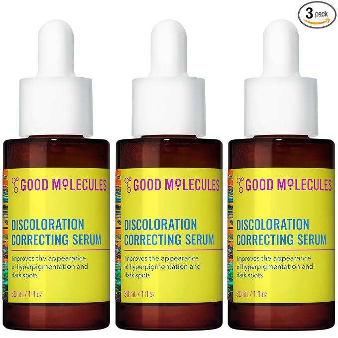 Good Molecules Discoloration Correcting Serum Pack 3 – 30 ml Each | Tranexamic by GoodMolecules