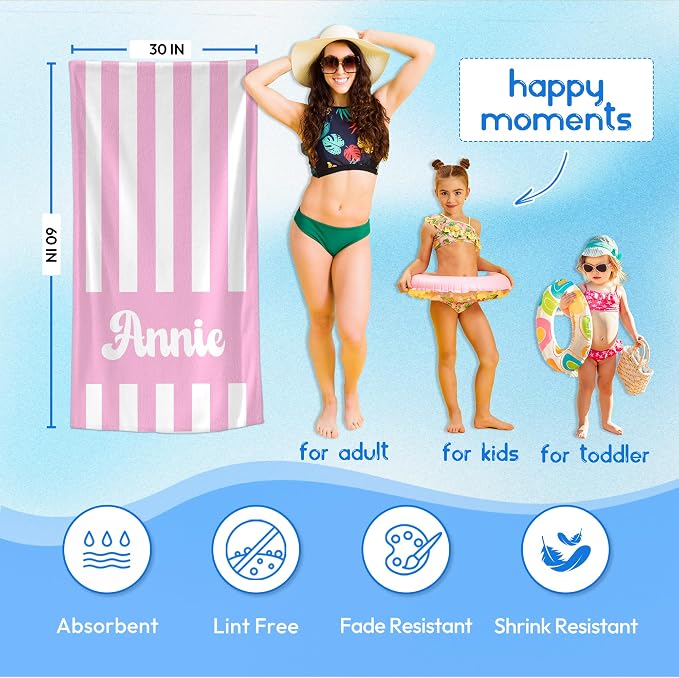 JML Personalized Beach Towel - Image 4