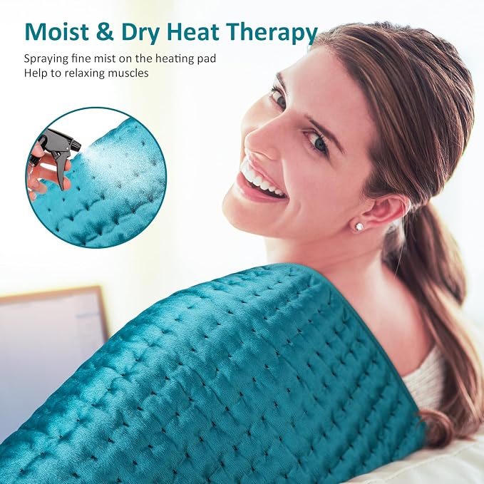 Electric Heating pad for Back/Shoulder/Neck/Knee/Leg Pain, Cramps and Arthritis - Image 4