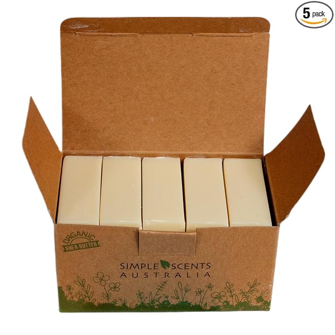 Simple Scents Australia Coconut Vanilla Scented Natural Soap Bars, 3.5oz by SimpleScentsAustralia