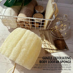 Natural Shower Loofah Sponge, Bath Exfoliating Loofa Body Scrubber, Soft and - Image 4