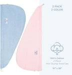 American Soft Linen 100% Cotton Hair Towels - Image 5