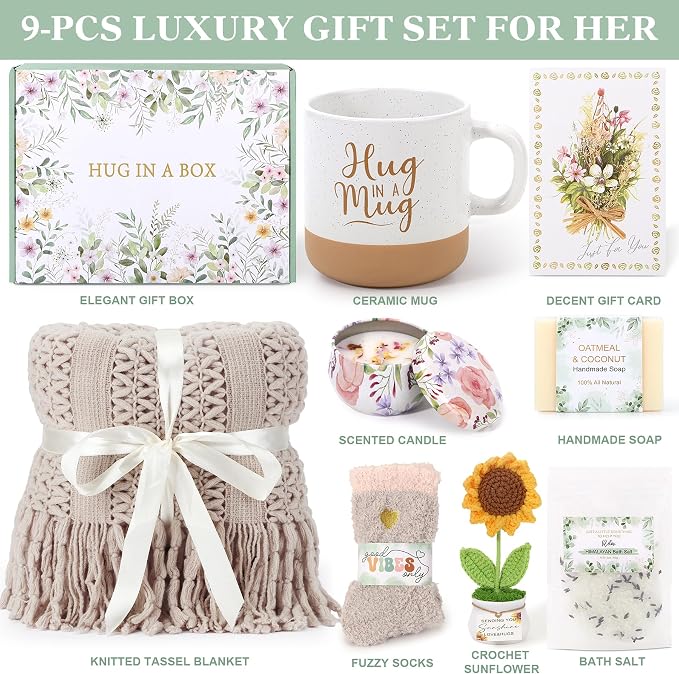 Self Care Gifts for Women Birthday Spa Care Package, Get Well Soon Sympathy - Image 4