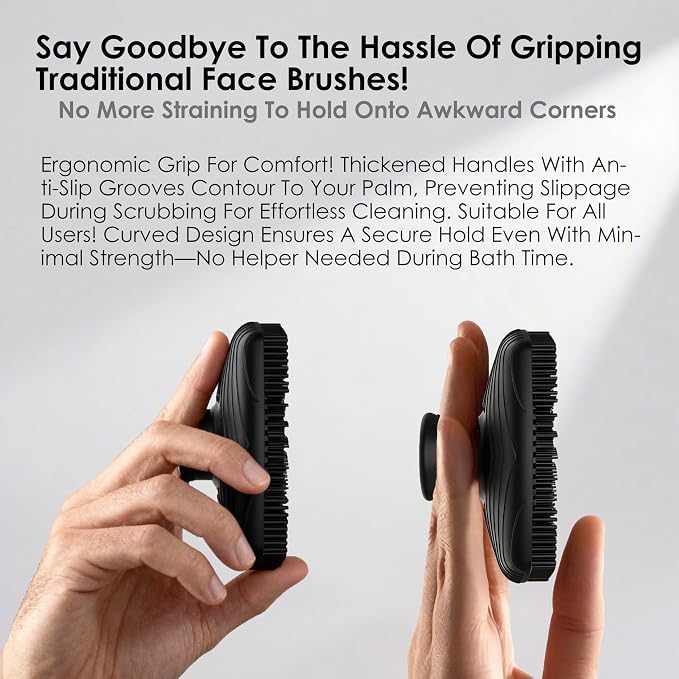 RamPula Face Scrubber & African Net, Silicone Exfoliating Brush - Image 7