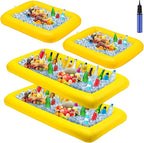 Leitee 4 Pcs Inflatable Ice Serving Bars Buffet Serving Tray Drink Cooler by Leitee
