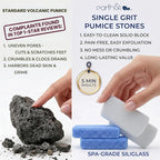 Earth & I Pumice Stone for Feet – 2-Pack Callus Remover | Coarse + Fine - Image 4