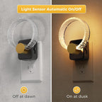 L LOHAS LED Night Lights Plug into Wall, 2 Pack Plug in Night Lights - Image 2