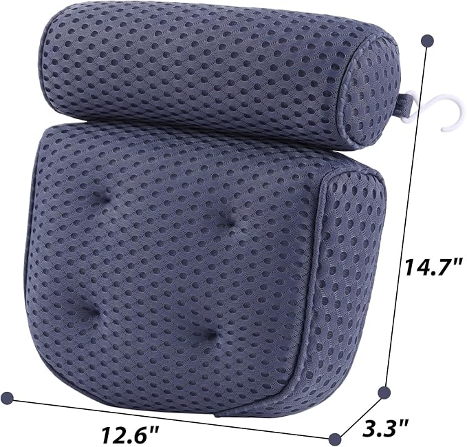 AEROiVi Luxury Bath Pillows for Tub，Bath Pillow Bathtub Pillows for Head and - Image 6