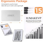 Pimple Popper Tool Kit, IUMAKEVP 15 PCS Professional Stainless Steel Blackhead - Image 7