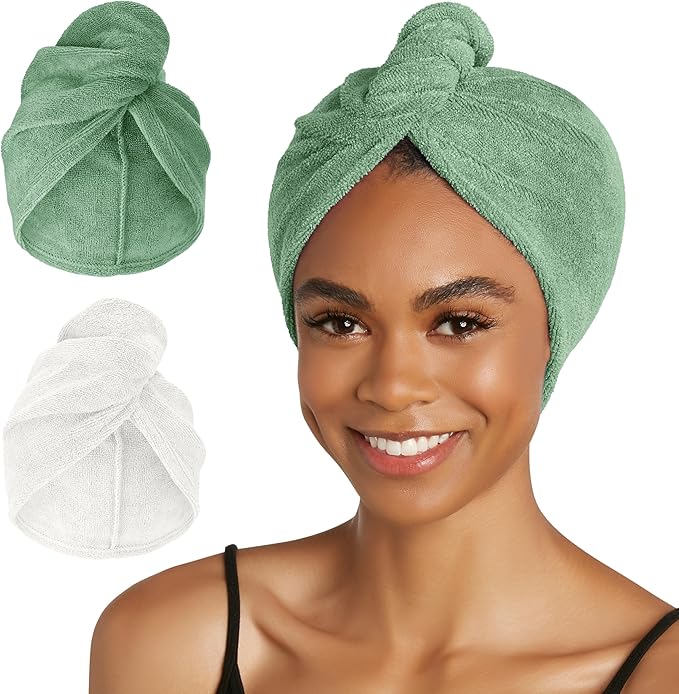 Turbie Twist 2-Pack Microfiber Hair Towel by TurbieTwist