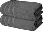 Infinitee Xclusives 100% Cotton Luxury Bath Towels Set of 2 by InfiniteeXclusives