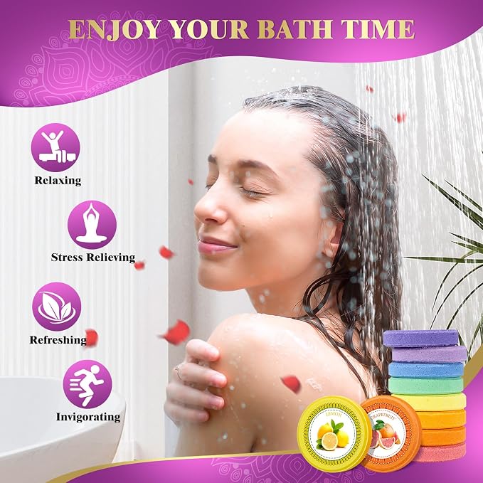 Qivatex Shower Steamers Aromatherapy, Mothers Day Gifts - Image 2