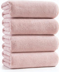 sakano 4-Piece Bath Towel Set, Quick-Dry Absorbent Lint Free & Launder Soft by Unknown
