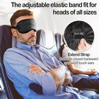 Sleep Mask Silk Eye Mask for Sleeping, Eye Cover Soft Satin Blindfold - Image 4