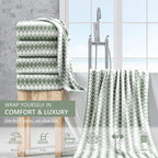 4 Piece Bath Towel Set Oversized Bath Sheet 35"x70" Bathroom Towel Extra Large - Image 2