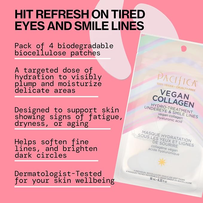 Pacifica Vegan Collagen Undereye & Smile Line Patches – Hydrating - Image 5