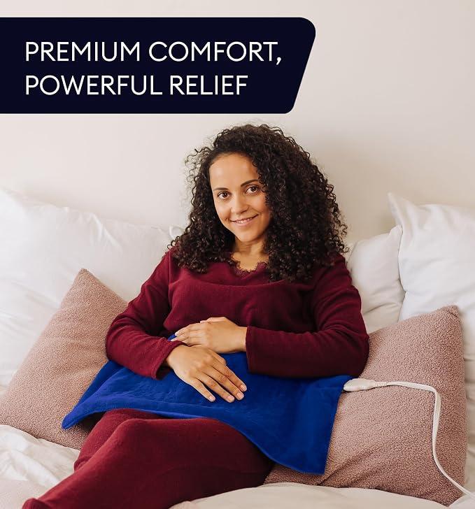 GENIANI Electric Heating Pad for Back Pain & Cramps Relief, Electric Throw - Image 9