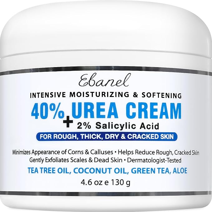 Ebanel Urea Cream 40% plus Salicylic Acid 2%, Foot Cream by Ebanel
