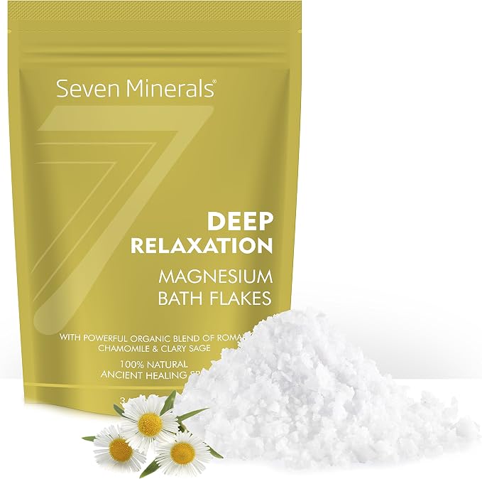 Seven Minerals Deep Relaxation Magnesium Chloride Flakes 3lb – Absorbs Better - Image 2