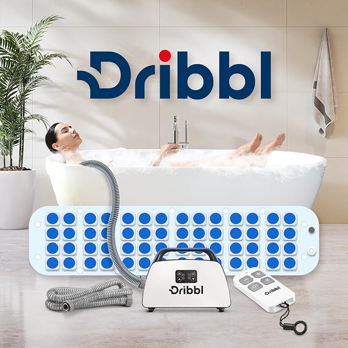 Dribbl Electric Bubble Massage Bathtub Mat – Non-Slip Full-Body Waterproof Hot - Image 10