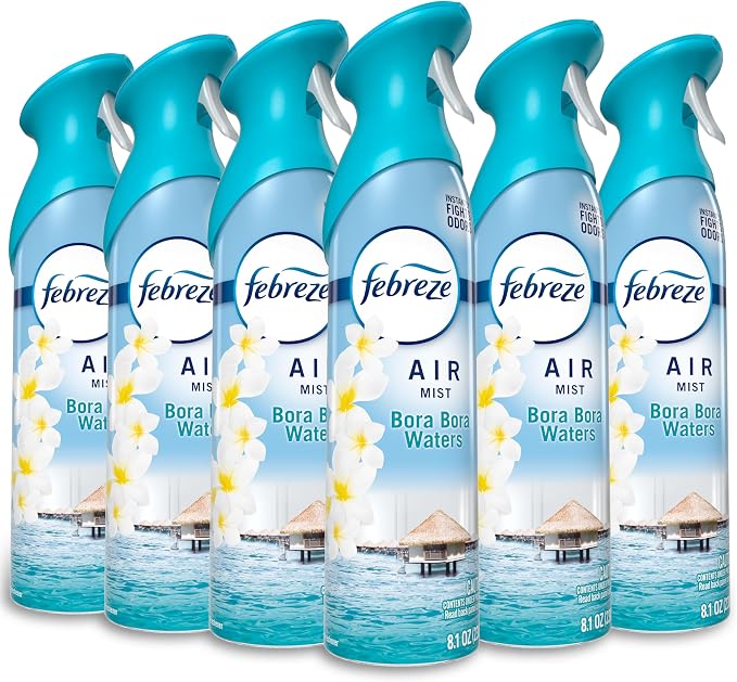 Febreze New & Improved Air Mist Bora Bora Waters, Air Freshener, Home and by Febreze