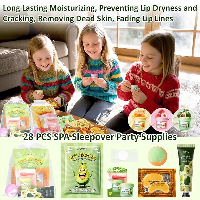 28PCS Spa Party Supplies For Girls, Spa Birthday Party Favors For 4 People - Image 6