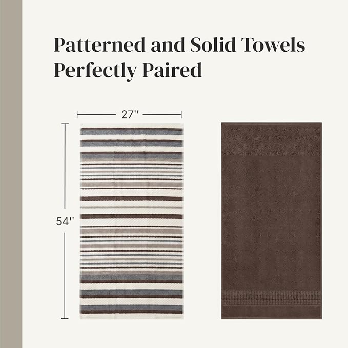 Modern Threads Pax 6-Piece Reversible Yarn Dyed Jacquard Towel Set - Image 6