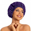 Reusable Shower Cap for Women, Large Waterproof Shower Bonnet by Edoneery