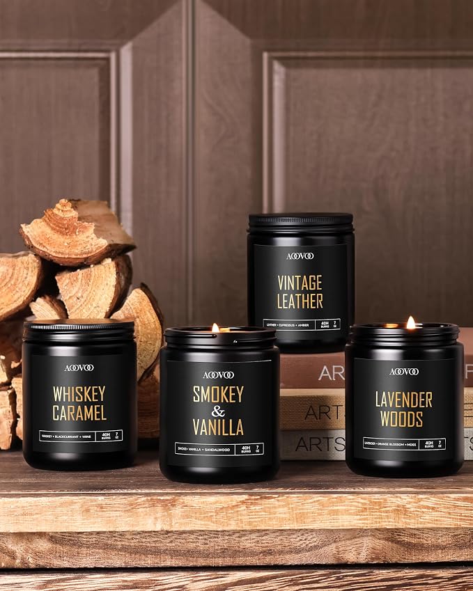 AOOVOO Scented Candles for Men - Image 5