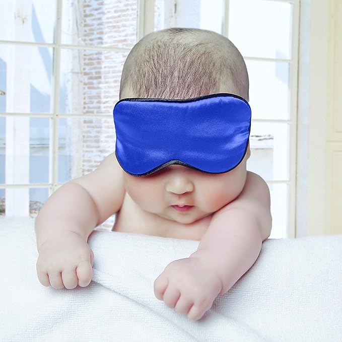 100% Natural Silk Sleep Eye Mask Kids, Cute Night Sleeping Mask - Image 3